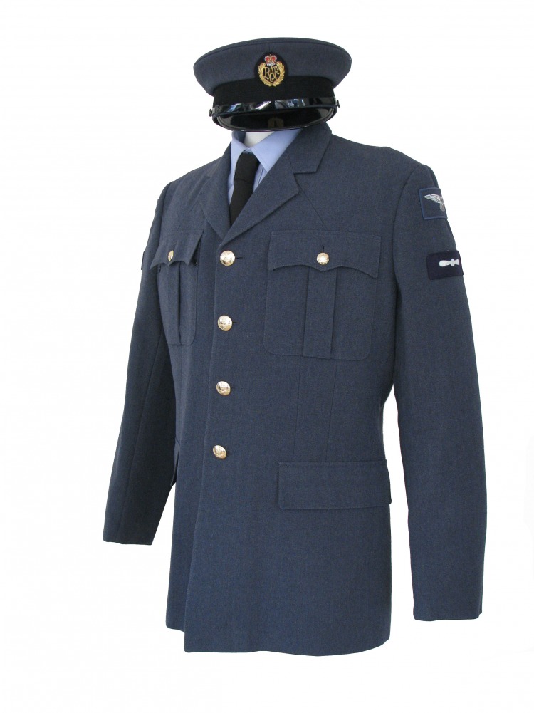 Men's 1940s Wartime RAF Uniform Jacket Chest 46" Image